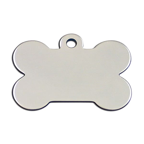 Médaille pour chien patte métal en aluminium 32x35 mm personnalisation